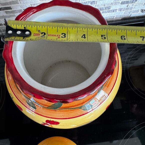 Heartfelt Kitchen Creations Colorful Rooster Ceramic Cookie Jar - Picture 11 of 12